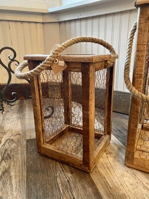 Chicken Wire Lantern