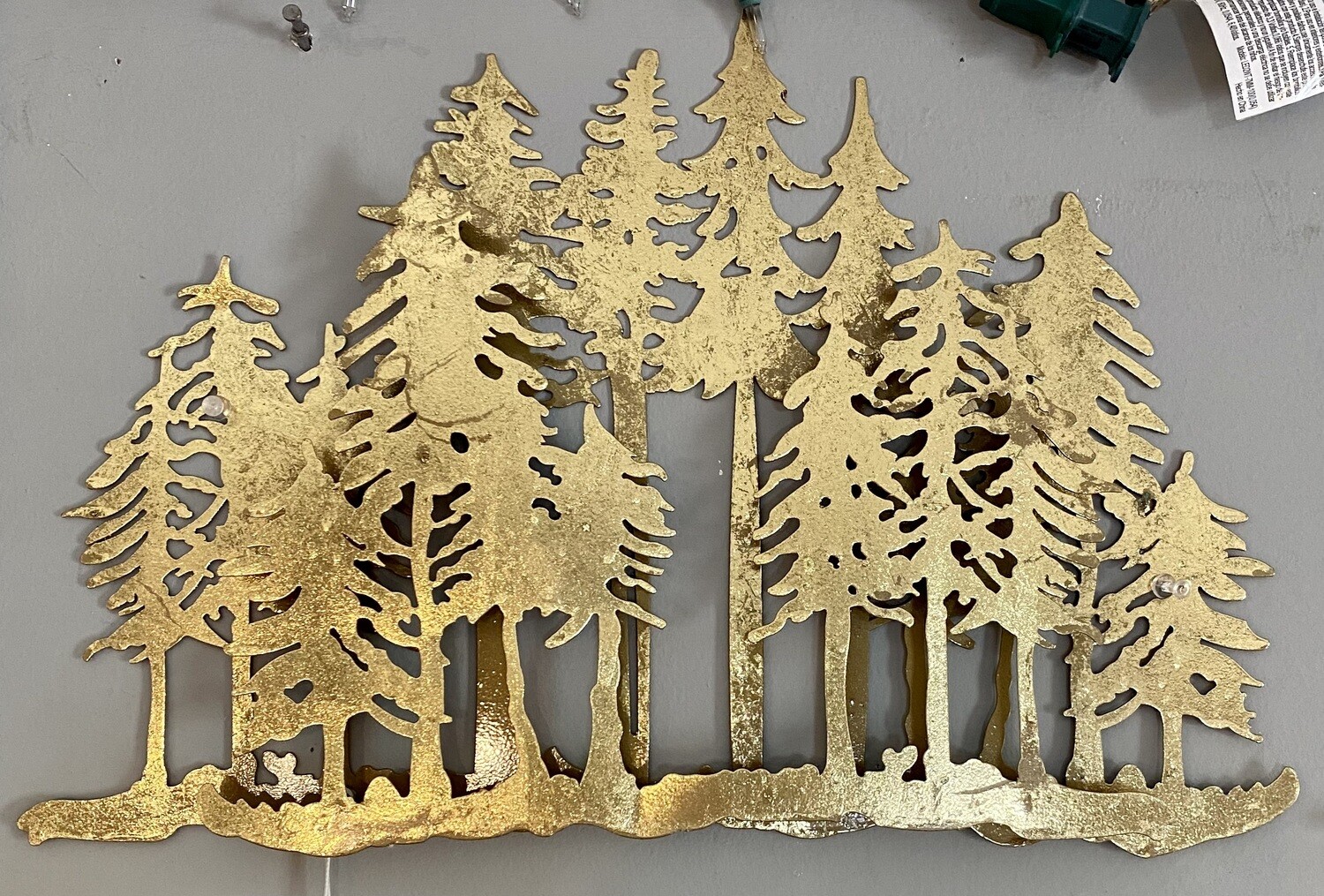 Gold Forrest Wall Hanging