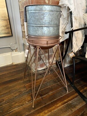 Planters Copper Galvanized Set