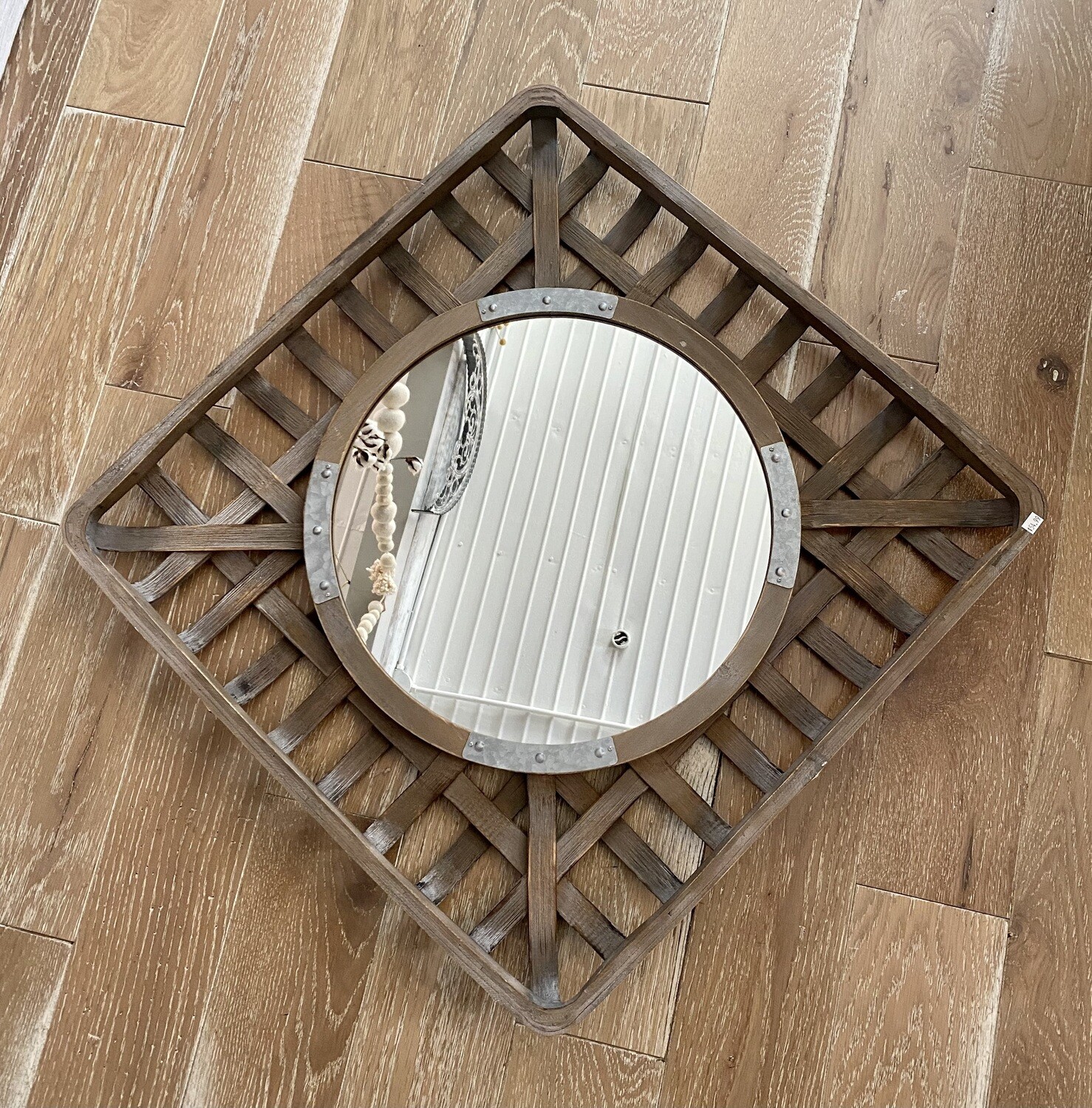 Basket Weave Mirror