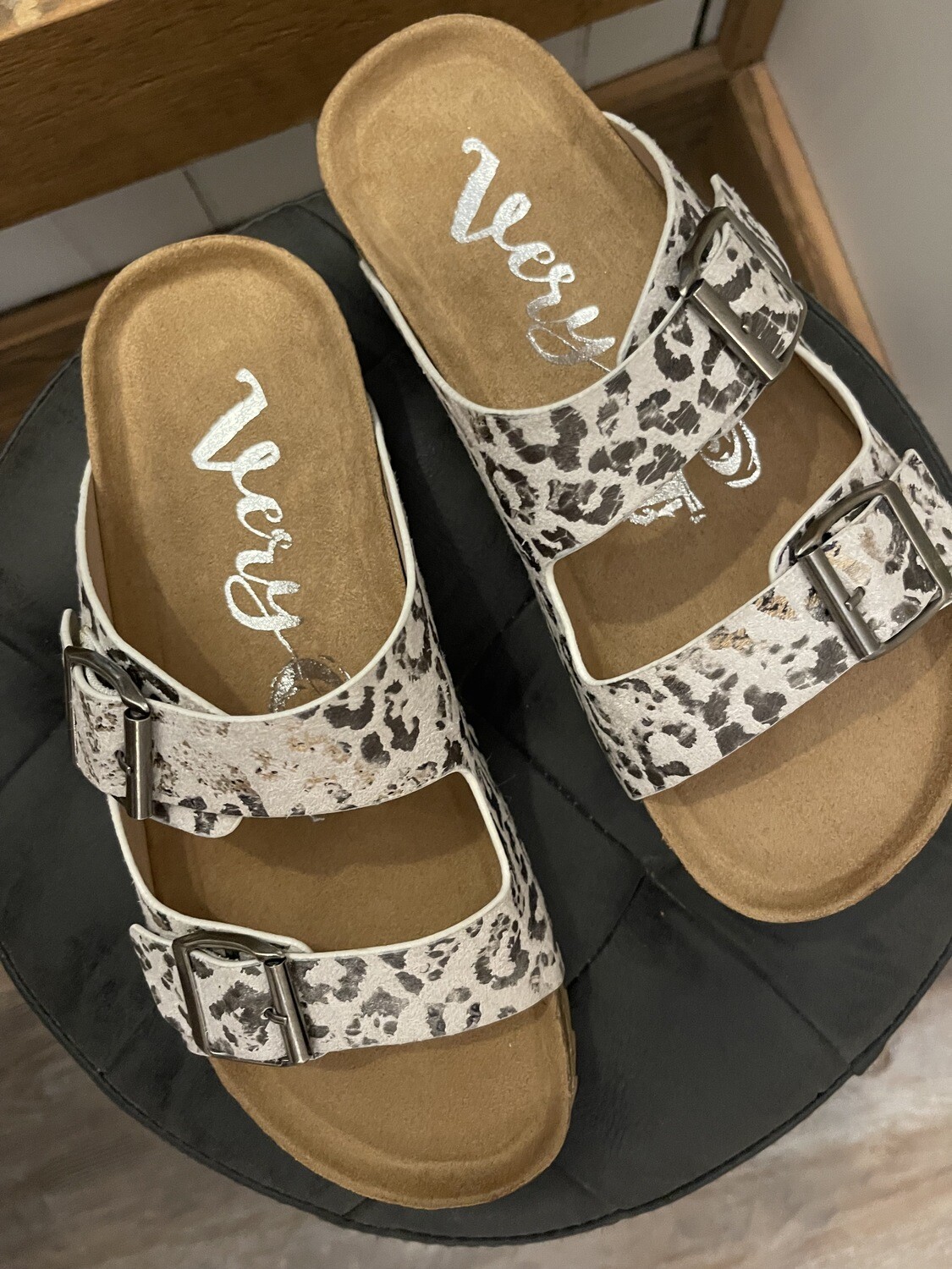 Cheetah Sandals with Buckles