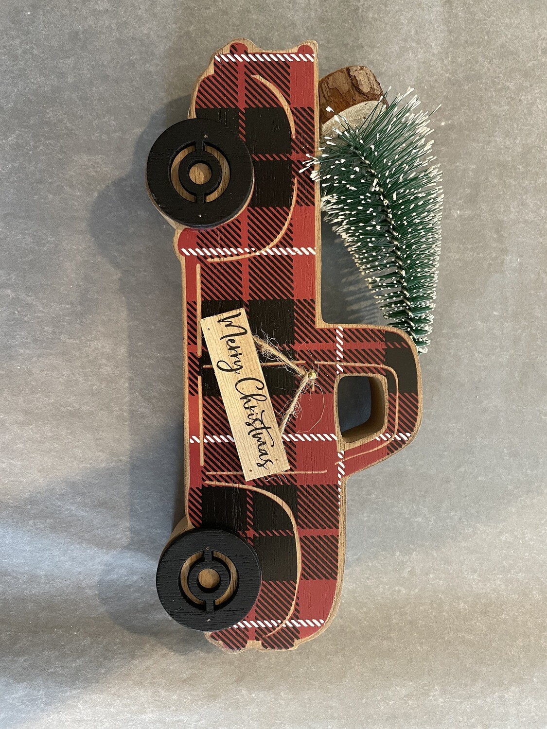 Holiday Plaid Truck