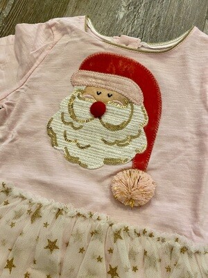Pink Santa Mesh Dress