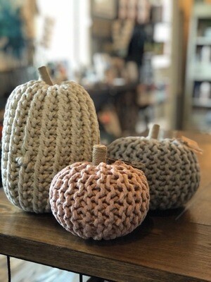 Knit Fabric Pumpkin