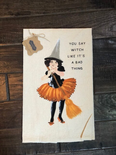 Hand Painted Halloween Hand Towels