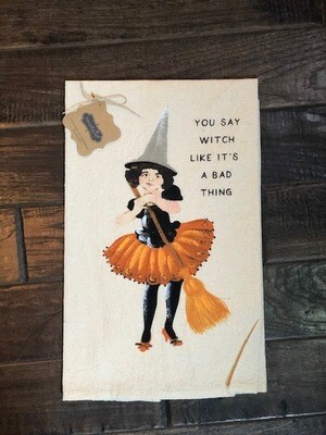 Hand Painted Halloween Hand Towels