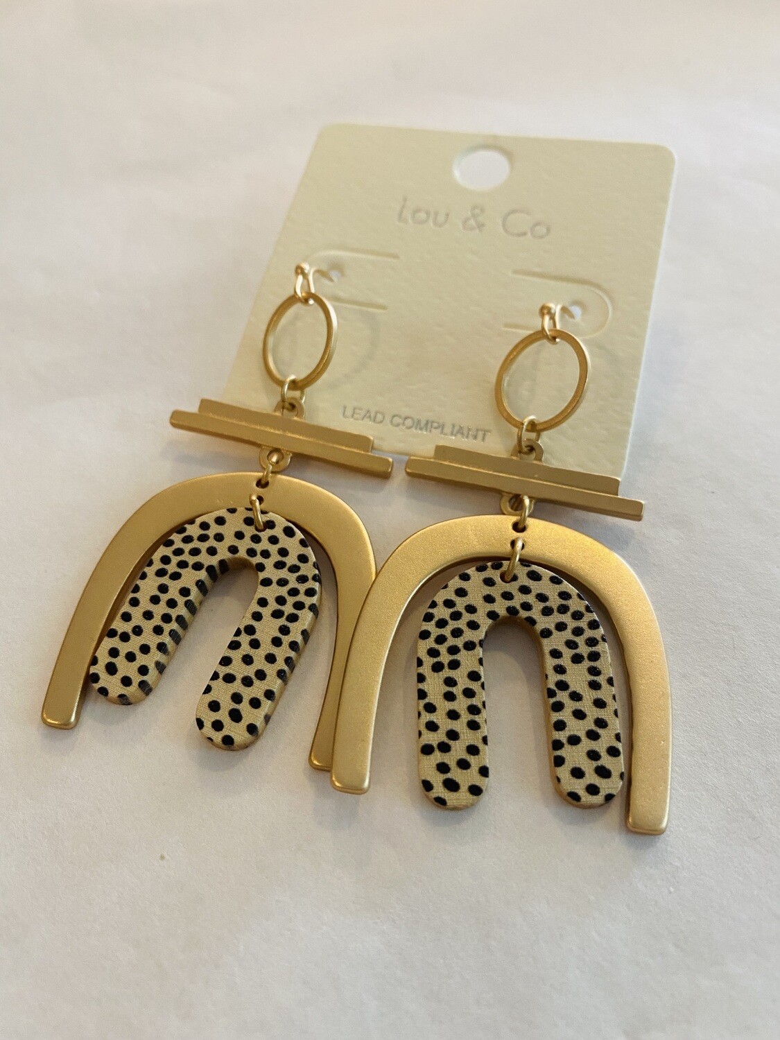 Cheetah Arch Earrings