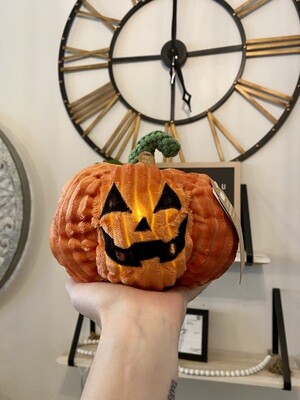 Plush Light Up Pumpkin