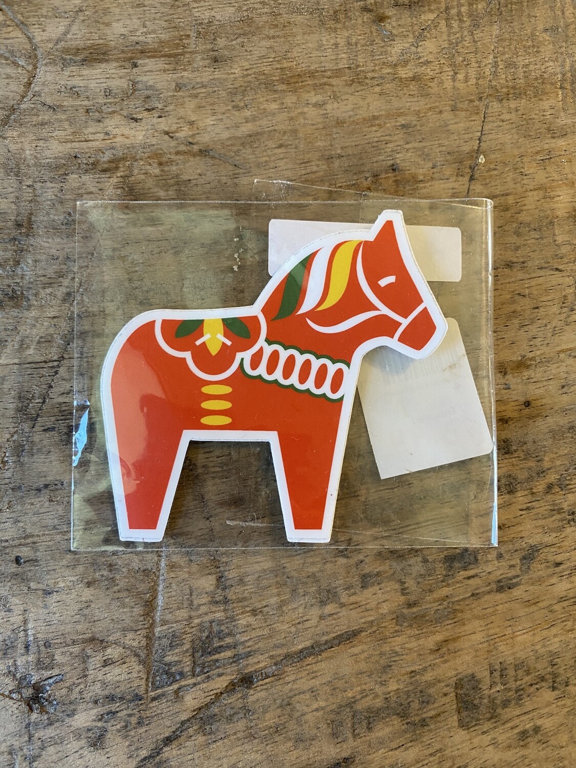 Soperville Dala Horse Paper Magnet