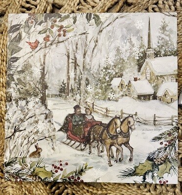 Light Up Village Canvas