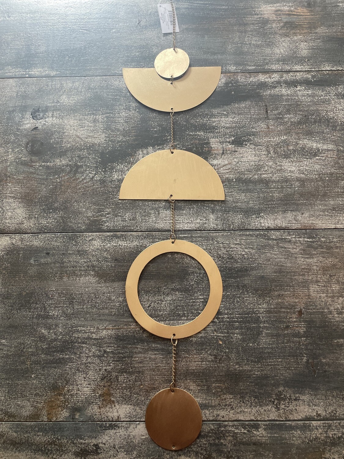 Gold Geometric Wall Mobile Haning 