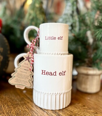 Big & Little Christmas Mug Set