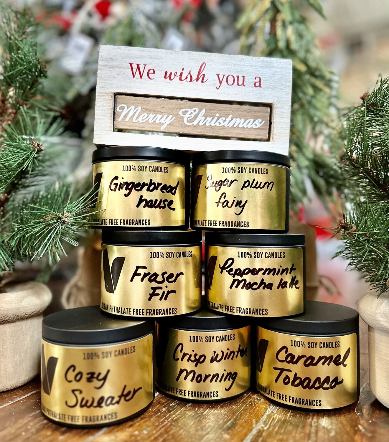 Vibrant Health Candles - Christmas Scents 