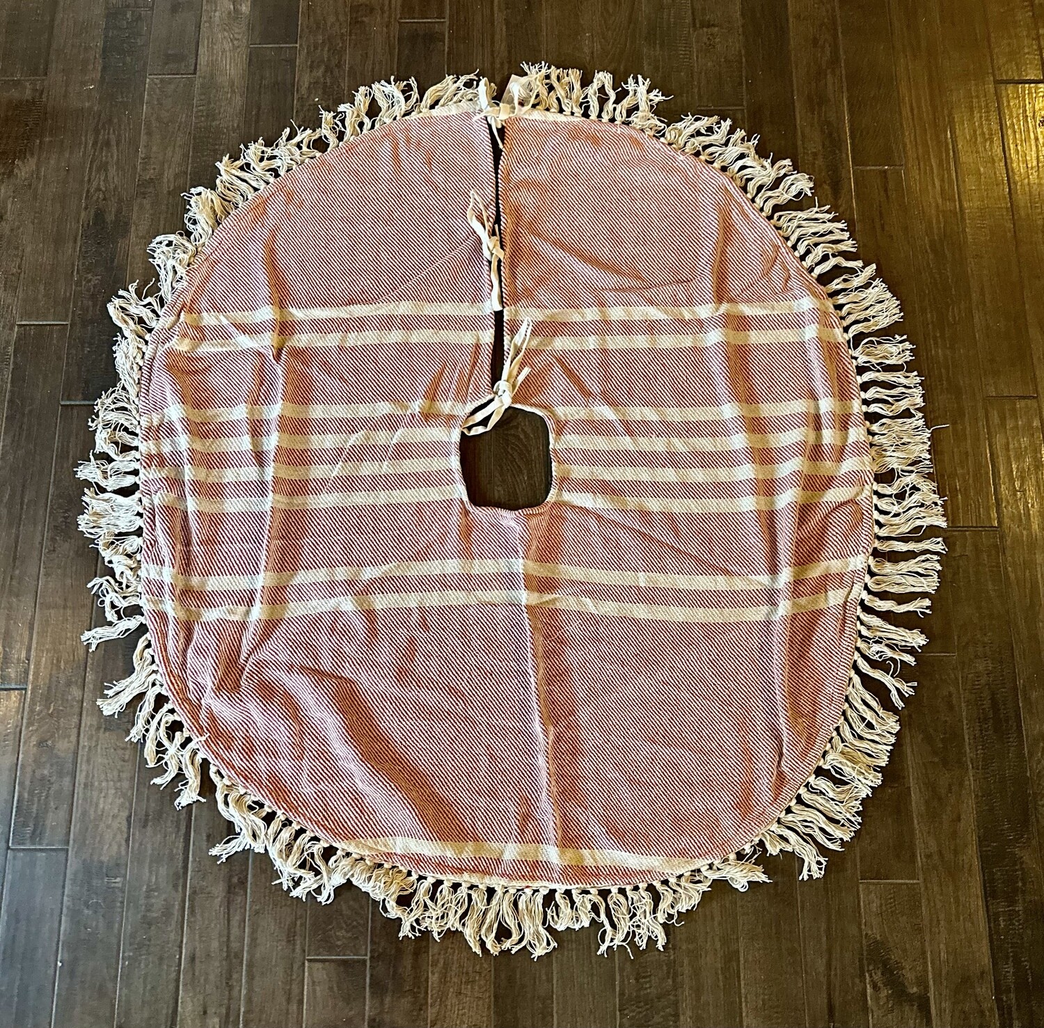 Red Striped Tree Skirt