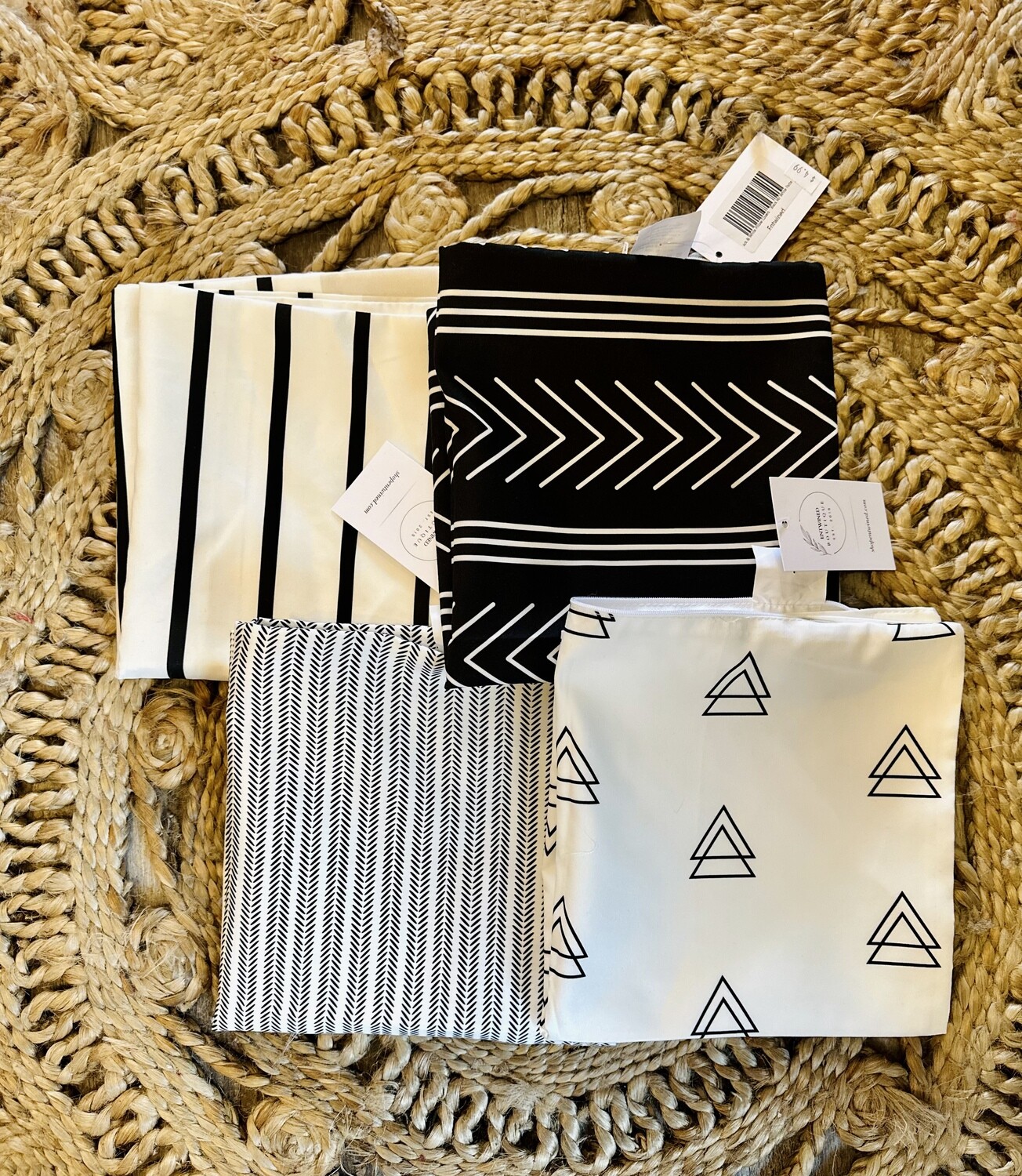 Black & White Pillow Covers