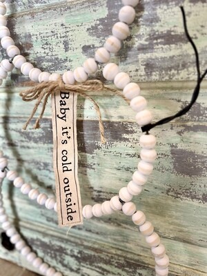 Snowman Beaded Hanger