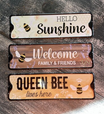 Bee Plaques