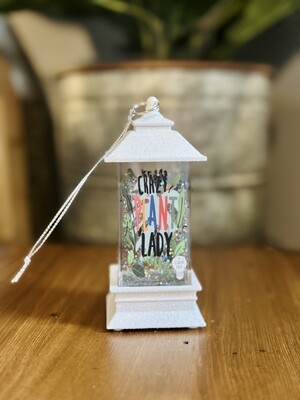 LED Mini Plant Lady Lantern 