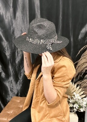 Leopard Knot Fedora
