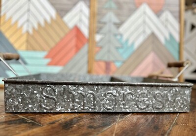 S'more Tin Tray W/ Tongs 
