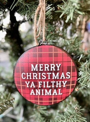 Filthy Animal Ornament