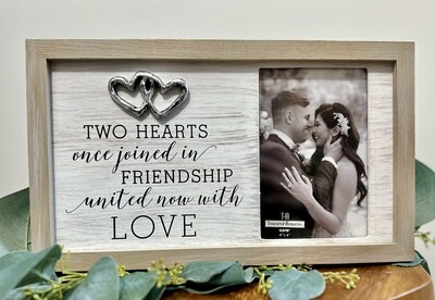 Two Hearts Frame 4x6