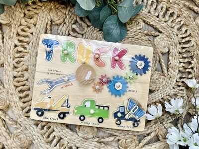 Wood Busy Board Puzzle