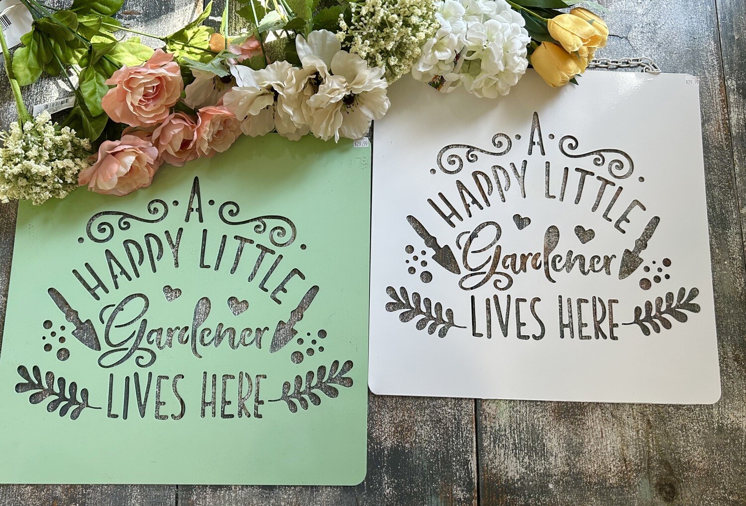 A Happy Little Gardner Lives Here