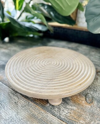 Round Embossed Circle Tray