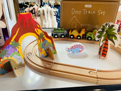 Wood Dino Train