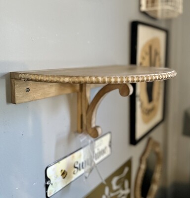 Beaded Edge Round Shelf