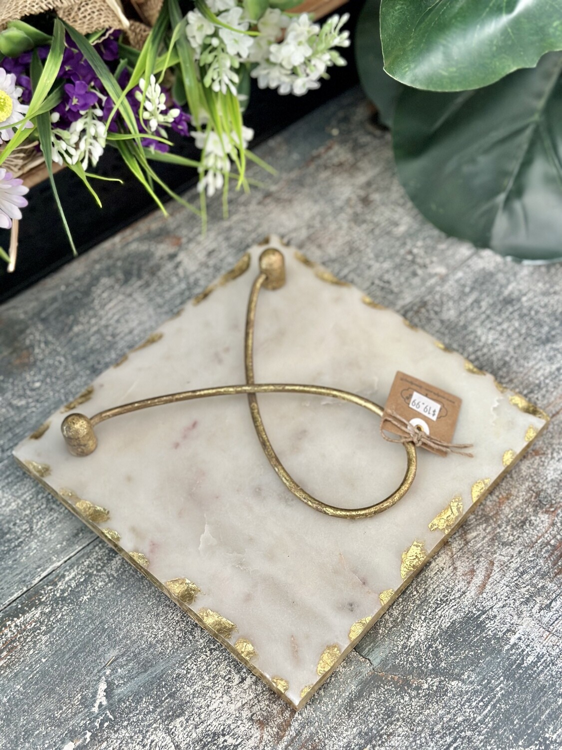 Gold Edge Napkin Holder