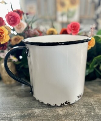 Enamel Mug Planters