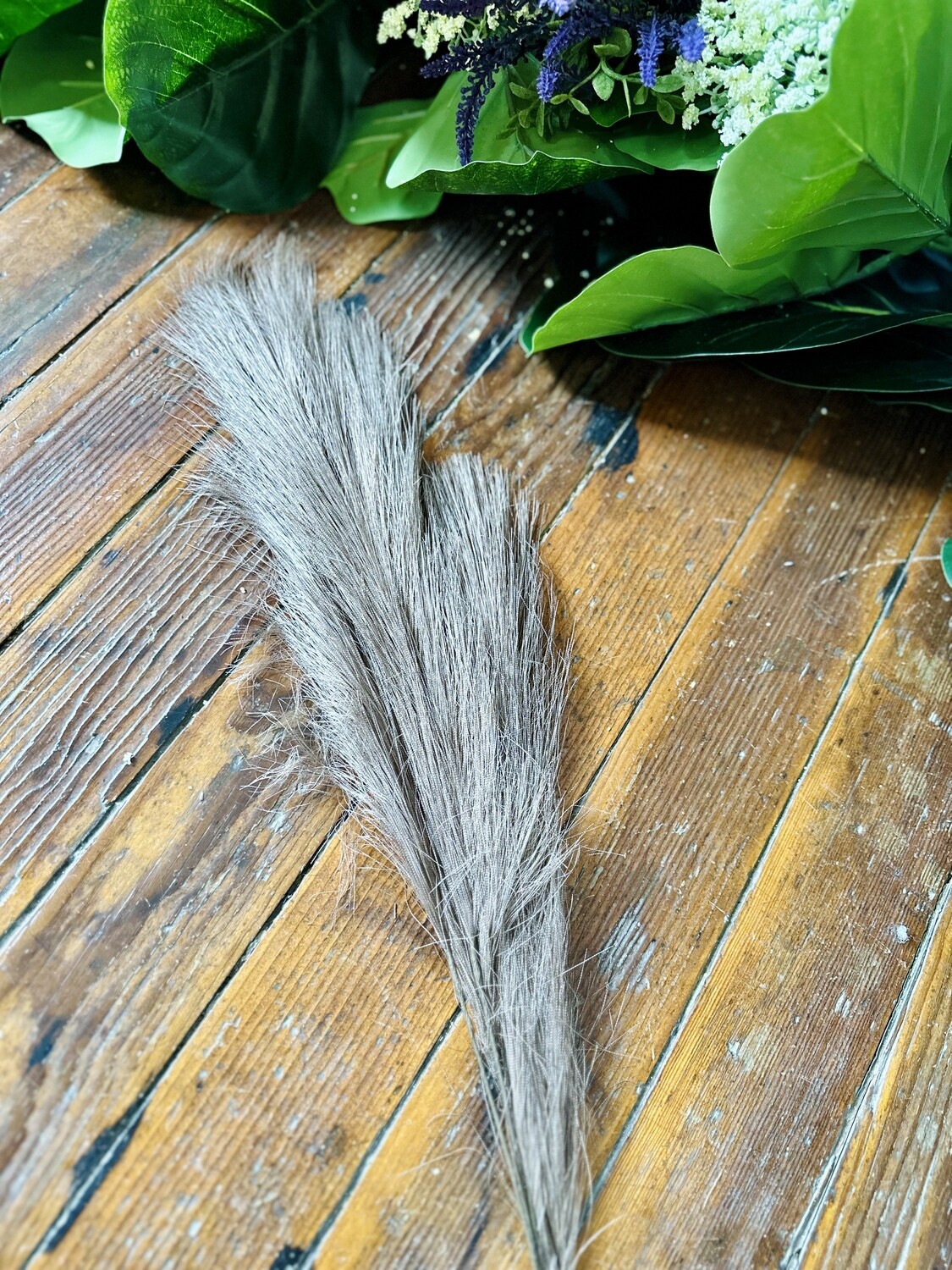 Neutral Faux Grass, Color: Brown