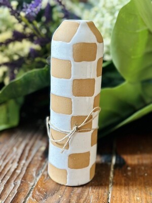 Terracotta Stem Vase