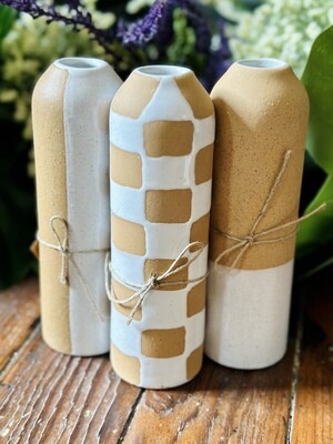 Terracotta Stem Vase