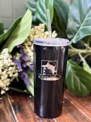 Krans Kafe Black Tumbler