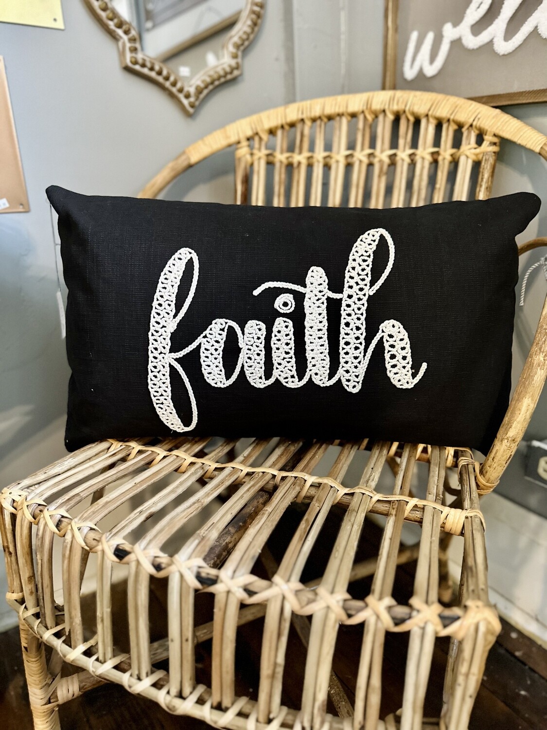 Faith Lumbar Pillow 24&quot;x14&quot;