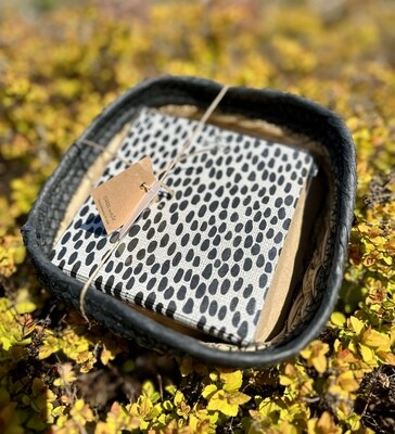 Black Seagrass Napkin Set