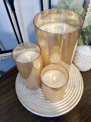 LED Flame Candle Holder