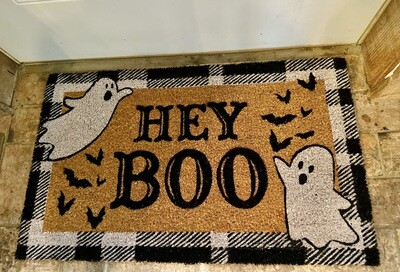 Hey Boo Doormat