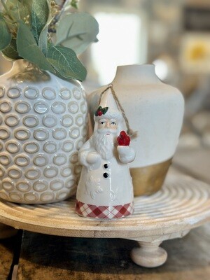 Santa Bell Ornament