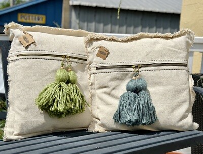 Acrylic Tassel Pillow