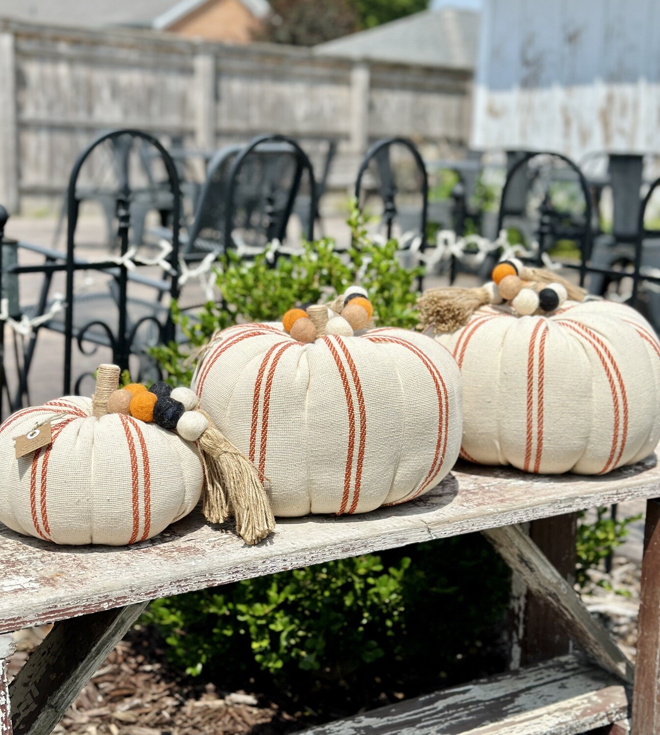 Grain Sack Pumpkins