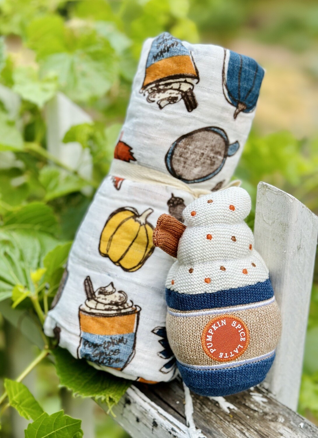 PSL Swaddle Rattle Set