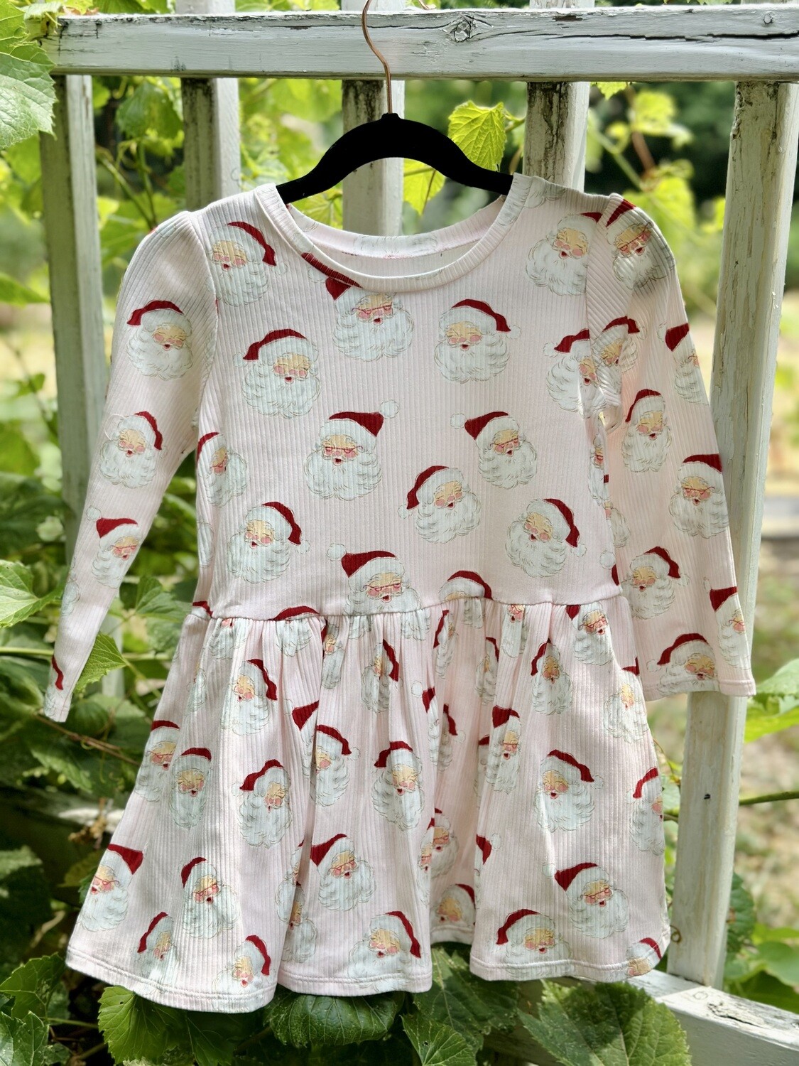 Pink Vintage Santa Dress