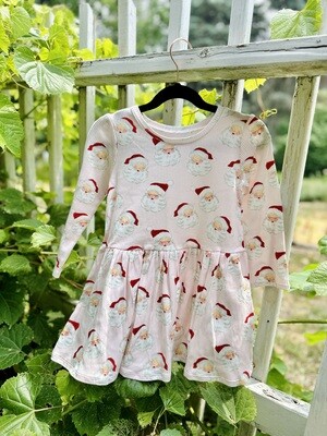 Pink Vintage Santa Dress