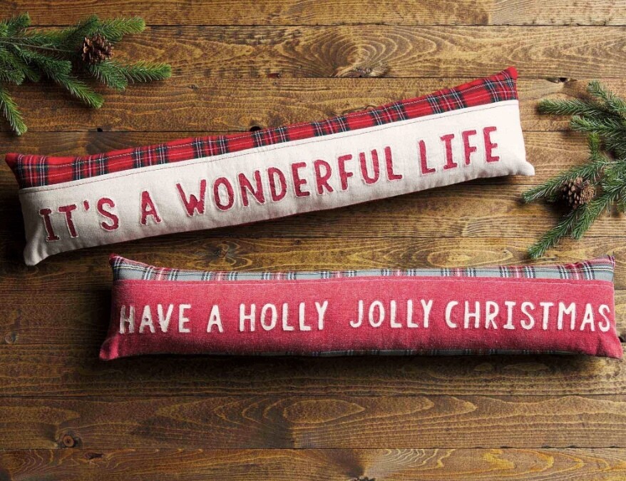 Christmas Skinny Pillows
