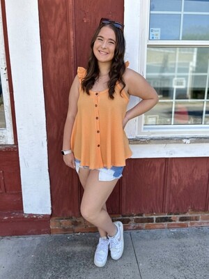 Knit Button Down Tank
