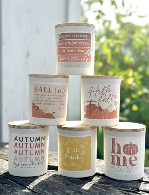 Decorative Fall Candles